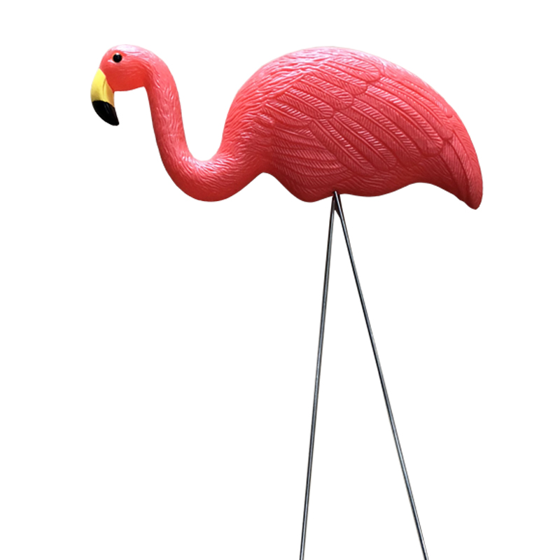 Simulação de plástico Flamingo Decoração de bebê ao ar livre ornamentos ornamentos resina Famingo Figurines Festival de jardim casamento decoração de jardinagem